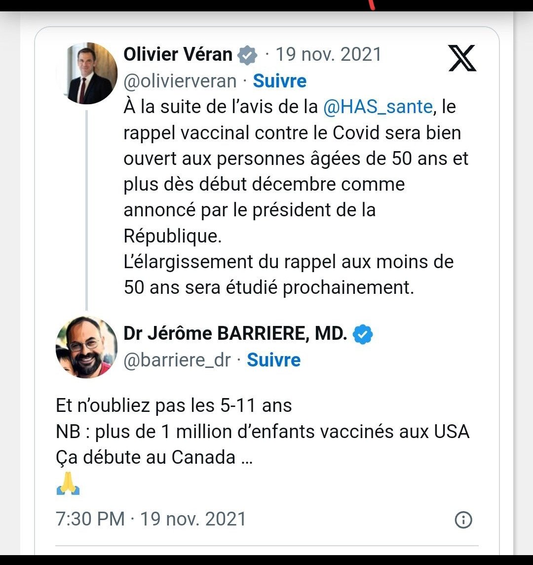Dhube1's tweet photo. @EricHesotte @nicolasberrod @barriere_dr Sur quoi il s appuyait pour réclamer la vaccination de nos gamins ?? https://t.co/TvOK9T1iFr