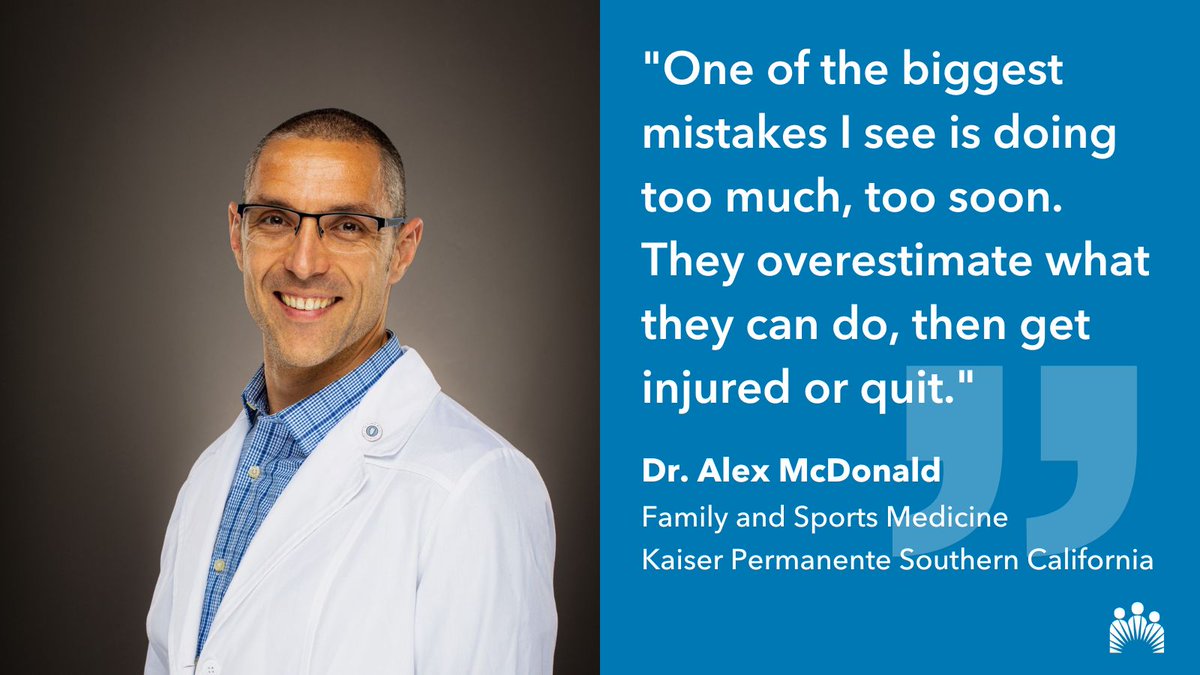 Thinking about starting a new #fitness journey or refreshing your routine? Many injuries can be prevented with a little awareness and caution. Family and sports medicine physician @AlexMMTri at @KPSanBernardino shares some tips. Read more: cnn.it/41rqVJz