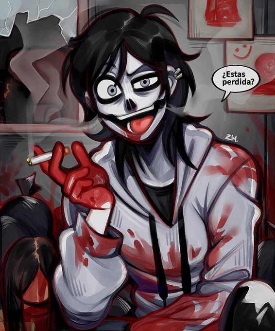 Hace rato que no lo dibujaba  #creepypasta 