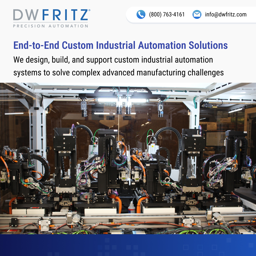 DWFritz's tweet image. Have a complex design that you need to manufacture? Need a strong production go-to-market partner? Need automation?
Contact us. We can help.
bit.ly/3chtisJ

#dwfritz #Engineering  #customautomation #robotics #manufacturing #Automation #quality #Precision  #sensors