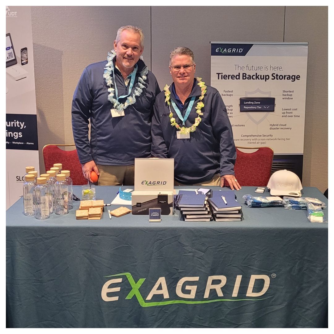 ExaGrid was onsite in Orlando, Florida on January 17 as a sponsor of @UDTCorp's annual sales kick-off. Many thanks to everyone who stopped by our booth! #ExaGrid #TieredBackupStorage #Partnership