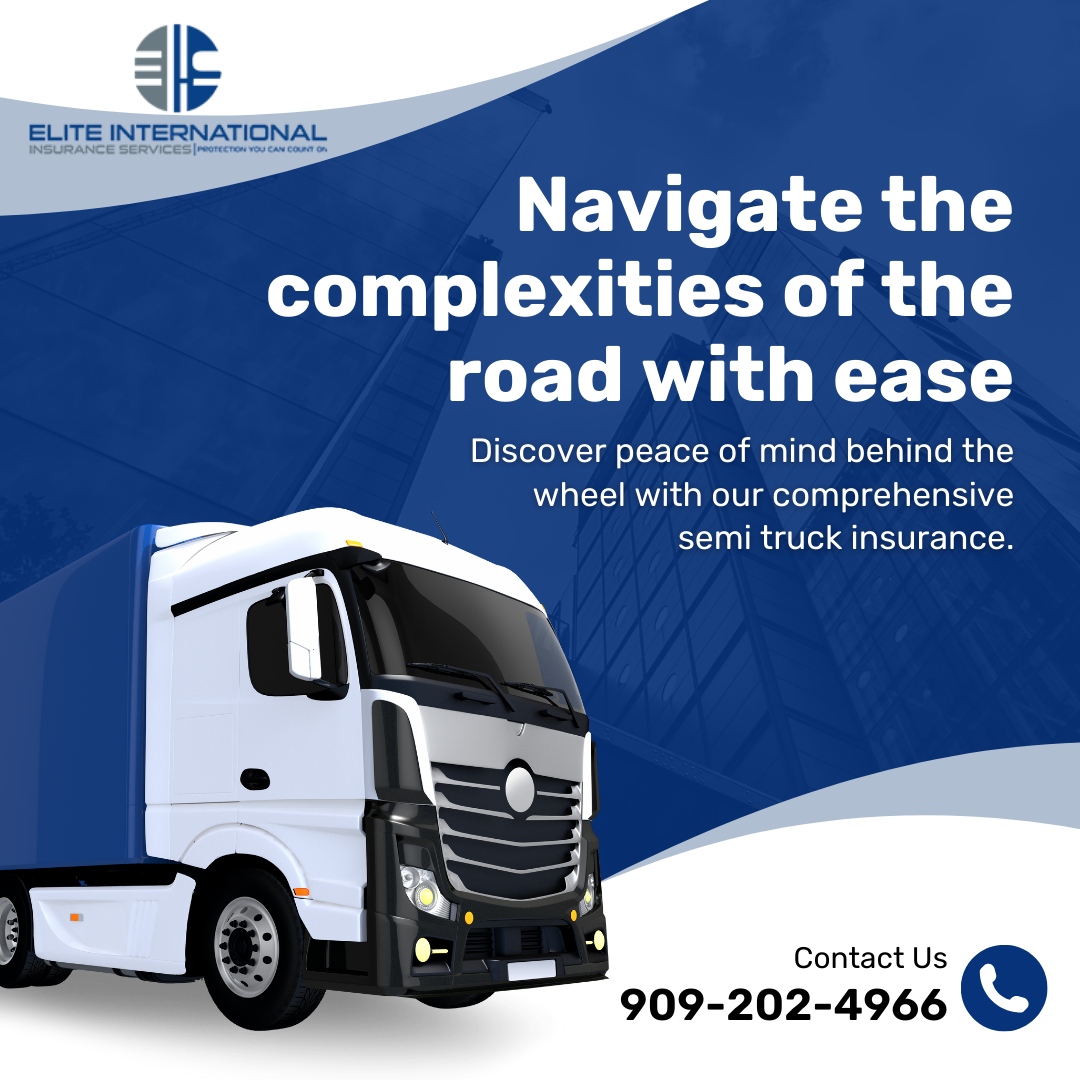 EliteInternat13's tweet image. Navigate the complexities of the road with ease.

Discover peace of mind behind the wheel with our comprehensive semi-truck insurance. 🚚🌟🛡️

#TruckInsurance #PeaceOfMind #EliteInsurance
