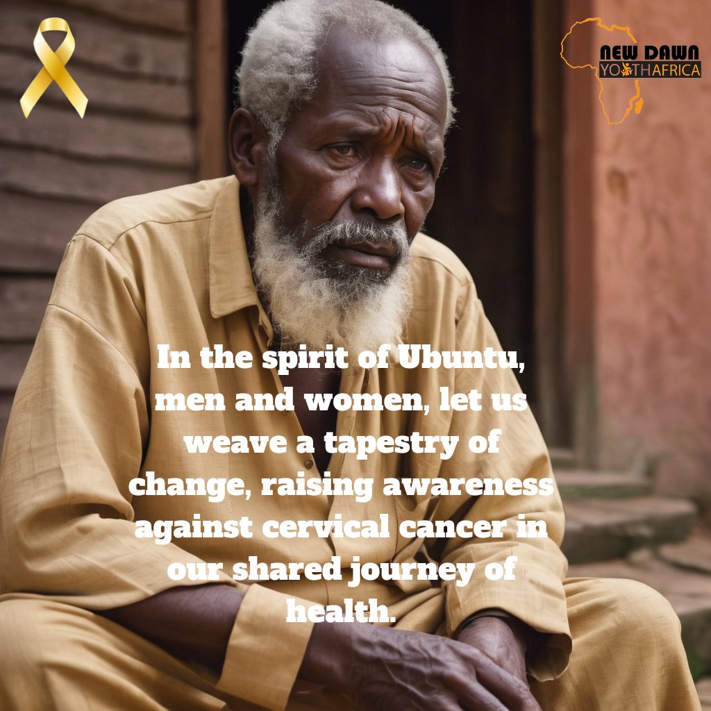 In the footsteps of our ancestors, let men walk alongside women, forging a path of awareness and change to eradicate cervical cancer from our midst.
#CervicalCancer
#CancerAwareness 
#CervicalScreening
#CervicalCancerPreventionWeek 
#CervicalCancerAwarenessMonth