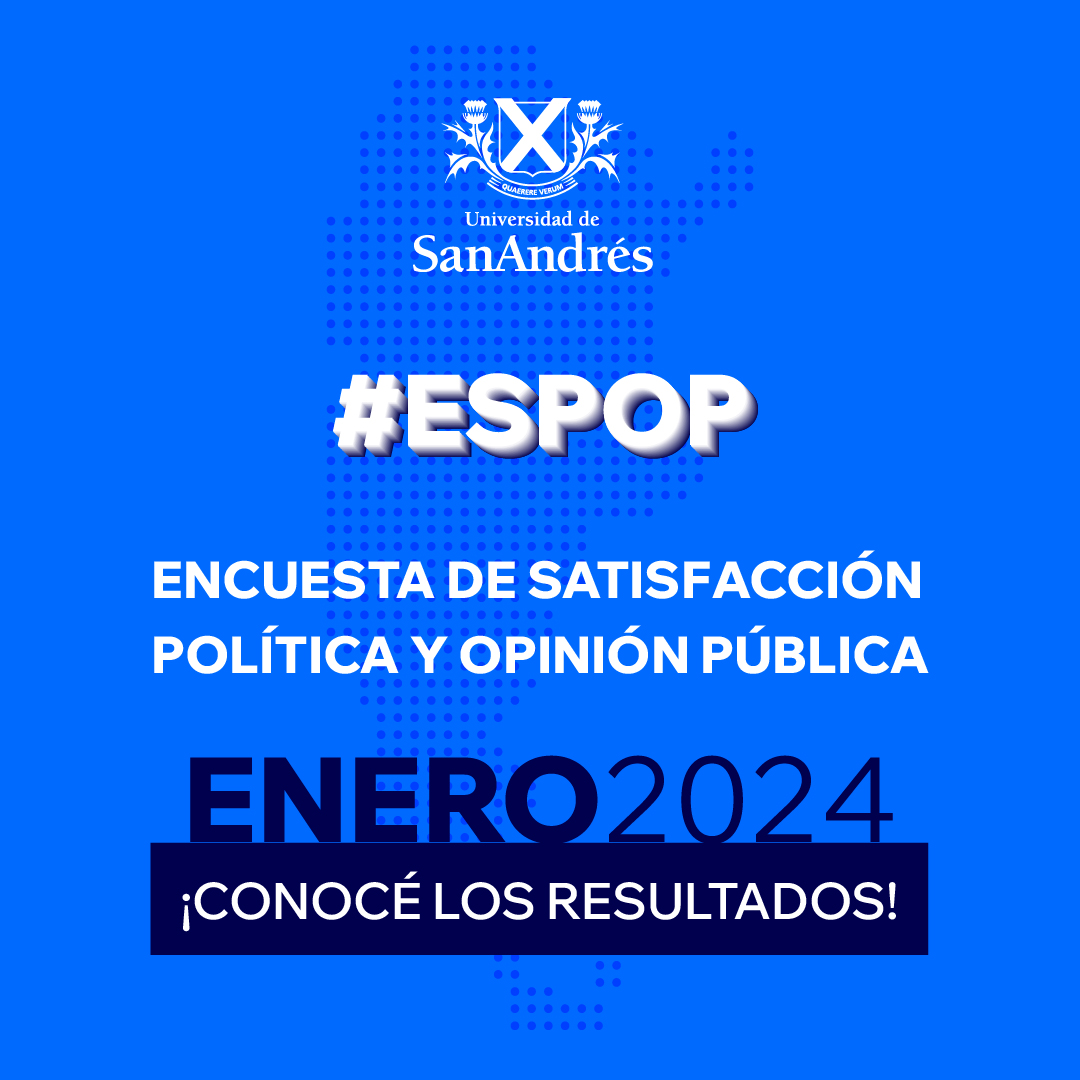 Aprobación presidencial, satisfacción con el desempeño de los Poderes e imagen de dirigentes políticos y ministros, son algunas de las temáticas tratadas en la primera #ESPOP del 2024. Mirá el informe completo en el enlace-> ow.ly/ASuf50QtcSI