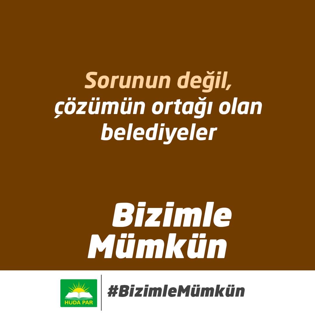 YumluVeysi's tweet photo. Sorunlar HÜDA PAR belediyeciliği ile çözülür. 
Çözüm odaklı çalışmalar ile 
#BuSeferHÜDAPAR https://t.co/k9VRlJnJDK
