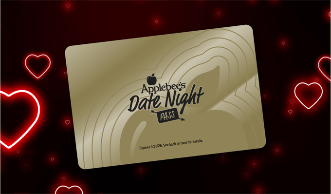 Can't wait to update my dating profile with a photo of my Applebee's Date Night Pass - #applebees @Applebees