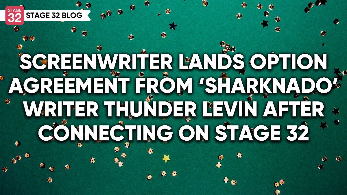 Stage32's tweet photo. Stage 32 writer signs agreement with the writer of #SHARKNADO! Read all about it here >> https://t.co/R6dWC9UM1x
#screenwriting #screenwriters #screenwritingcontests #screenwritingtwitter https://t.co/LkIlVIm6hA