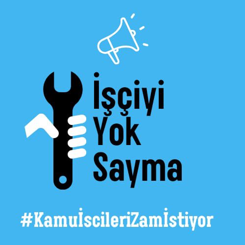 #kamuişçisi 
Kamu işçisi olarak ücretlerimiz yüksek enflasyon karşısında eridi. Gelirde ve Vergide Adalet çağrımıza yanıt bekliyoruz.

#Kamuişçisi

<a href="/demiryolissend/">demiryolis</a>
<a href="/turkiskonf/">TÜRK-İŞ</a>
<a href="/csgbakanligi/">T.C. Çalışma ve Sosyal Güvenlik Bakanlığı</a>
<a href="/isikhanvedat/">Prof. Dr. Vedat Işıkhan</a>