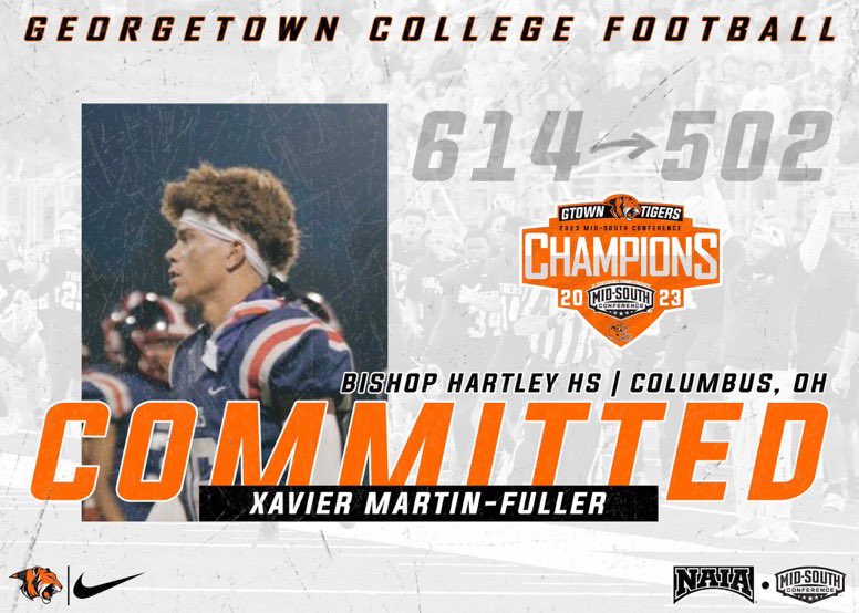 XMartinFuller's tweet image. Blessed and beyond grateful for the opportunity!! 100% Committed!!! @Coach_Harmon51 @coach_grady @GtownCoachO @HartleyFootball @RandallSampson