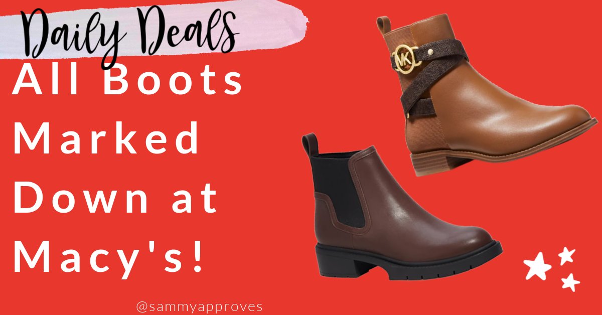 sammyapproves's tweet image. Huge discounts on boots at Macys today! ad
SHOP HERE &amp;gt;&amp;gt; mavely.app.link/e/cq2MjoVwzGb
#bootsale #fashiondeals #macysdeals #macysfinds #savingwithsammy