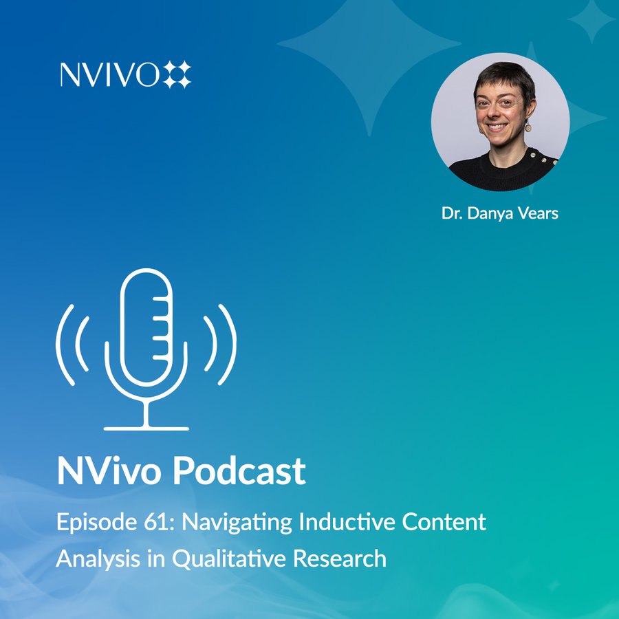 Dive into our most recent podcast episode, where we have an insightful conversation on inductive content analysis (ICA) in research, featuring Dr. Danya Vears! 💻 Tune in now: bit.ly/46syYrn 📷 #Podcastepisode #qualitativeresearch #academicconversations