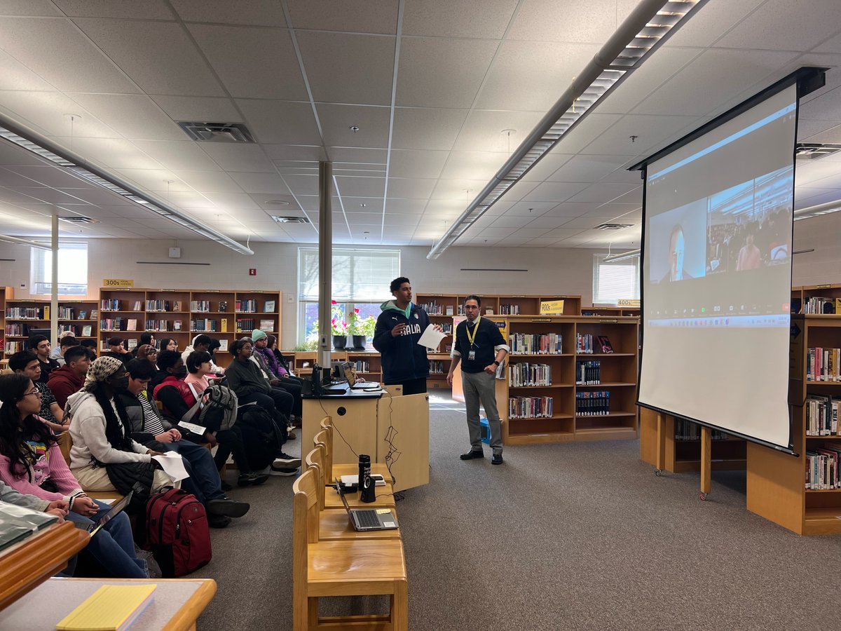 John R. Lewis High School Library tweet media