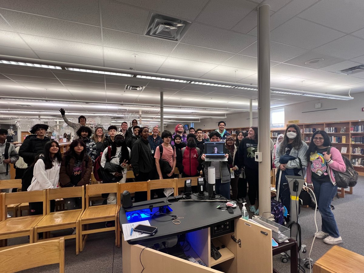 John R. Lewis High School Library tweet media