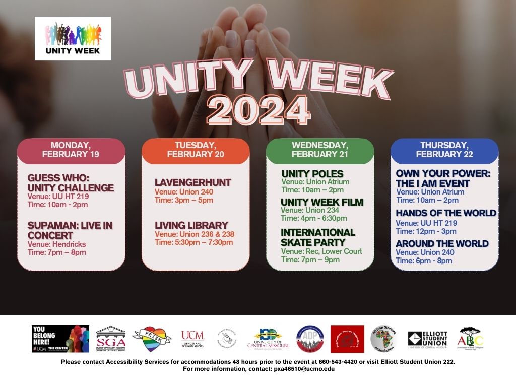 UCMPrism's tweet photo. Don't forget Unity Week is less than a month away! We can't wait to see you there. We will be having a "Lavengerhunt!"
Around the room will be various Pride flags and you have to compete to find them! 
#prism #unityweek #ucm https://t.co/XP3ZumxSuy