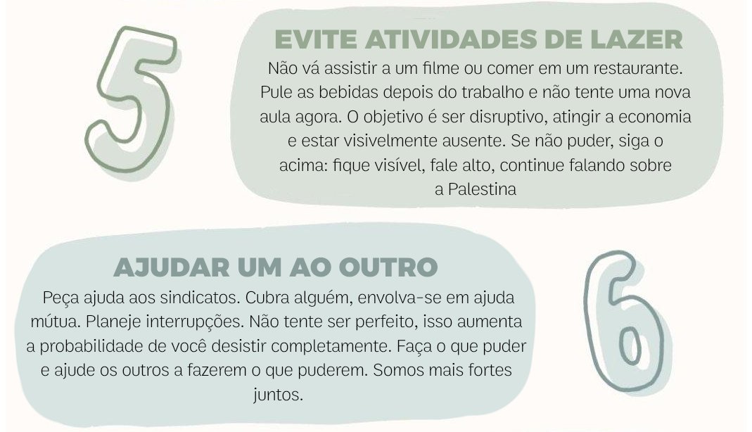 arqwaser's tweet photo. Pessoal eu traduzi para português o que a gente pode fazer para ajudar o strike e apoiar a Palestina, usem a vontade e compartilhem o máximo que puderem. A gente pode fazer a diferença 🫂🇵🇸 https://t.co/cAfo1GgDQ3