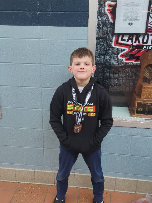 State Bound! (OAC Lakota West &amp; Logan District placers)

Aristotle Chacalos - 1st place Div II 85 lbs 
Aaron Munn - 4th place Div III 80 lbs 

Congratulations!