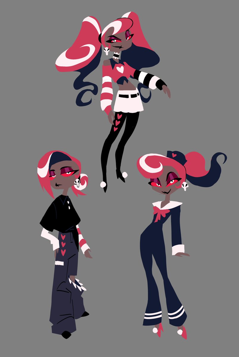 peep_face's tweet photo. been neglectin sleep so i can draw velvette hazbin hotel in a million outfits https://t.co/iFXRTaa1YR