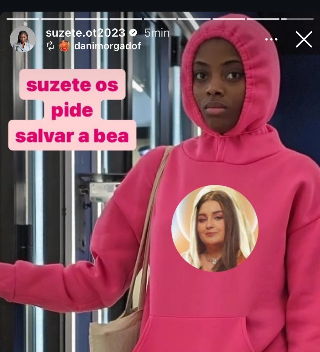 emmcandelaa's tweet photo. toda la campaña que está haciendo Suzete para salvar a Bea? me parece bastante feo por su compañero Cris la vd #OTDirecto22E https://t.co/THG4dIKP4o