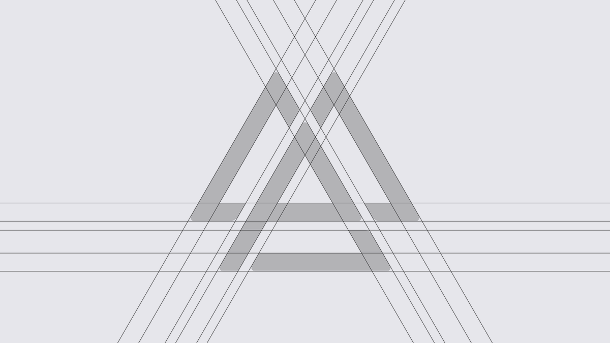 NightkinStudio's tweet photo. Logo grids and breakdown. The type is also custom! https://t.co/Jq8wZMvgUY