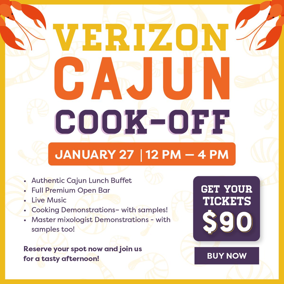 5ByFiveCreative's tweet image. Looking for something fun to do this Saturday? Check out Verizon Cajun Cook-Off hosted by our client Soulard Mardi Gras! buff.ly/3Hv8slY 

#Marketing #DigitalMarketing #MarketingAgency #AgencyLife