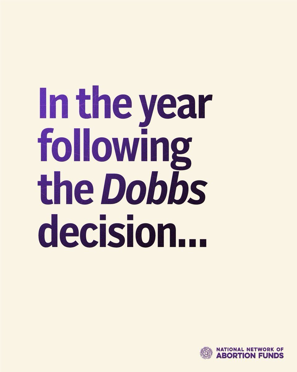 AbortionFunds's tweet photo. When we dream of a better future, that future looks like investing in abortion funds. Dive into our latest data analysis to see how abortion funds came together after the downfall of Roe v. Wade to support folks who need care. https://t.co/oHddjWYYEL