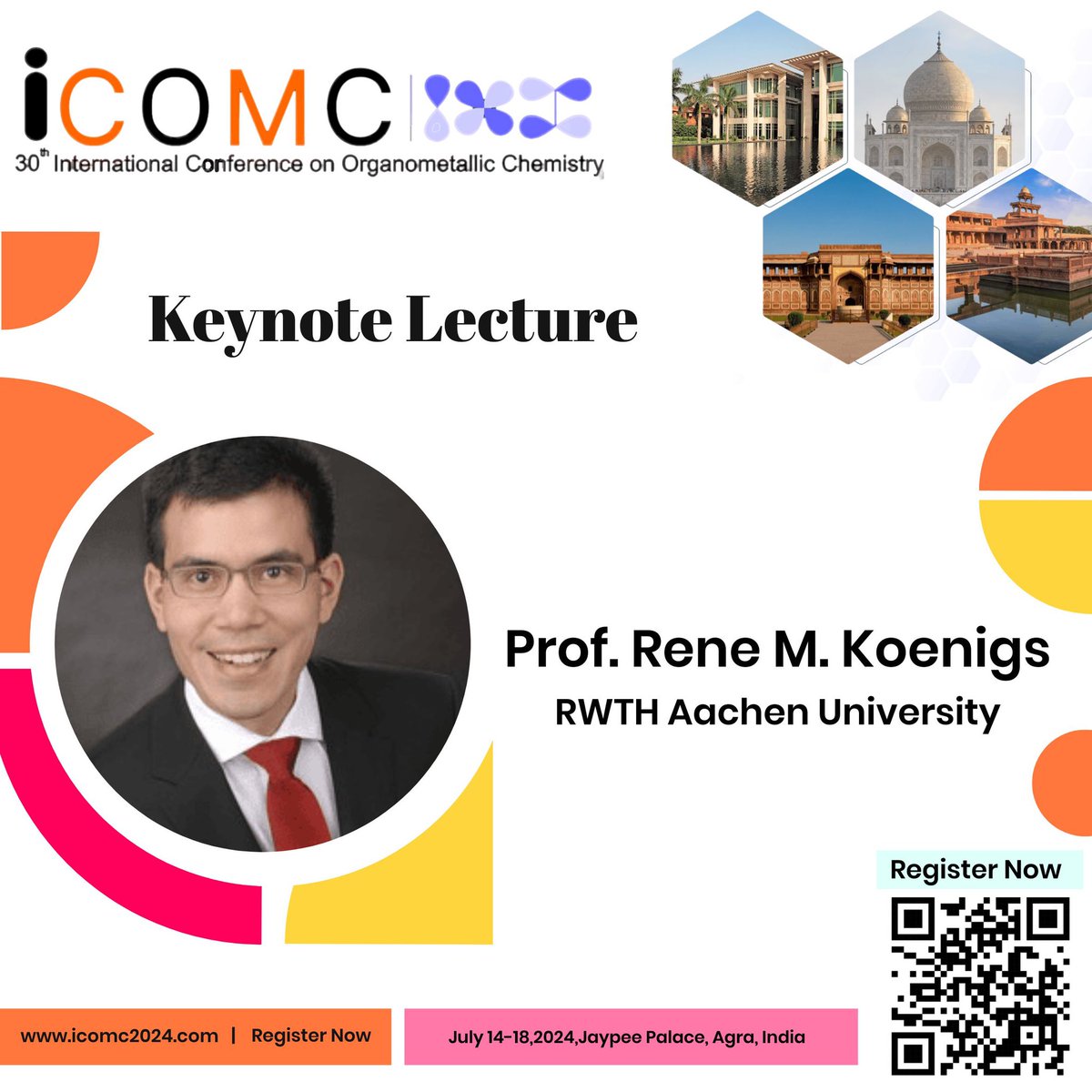 Icomc2024's tweet photo. 📢 📣 Prof. Roman Dobrovetsky @DobrovetskyG, Prof Kuila-Wei Huang @KAUST_News and Prof Rene M Koenig @ReneKoenigs will grace #ICOMC2024 as keynote speakers. Please register @Icomc2024 👇 

https://t.co/qKAVC6ejyw https://t.co/QFIHa2Ra4A