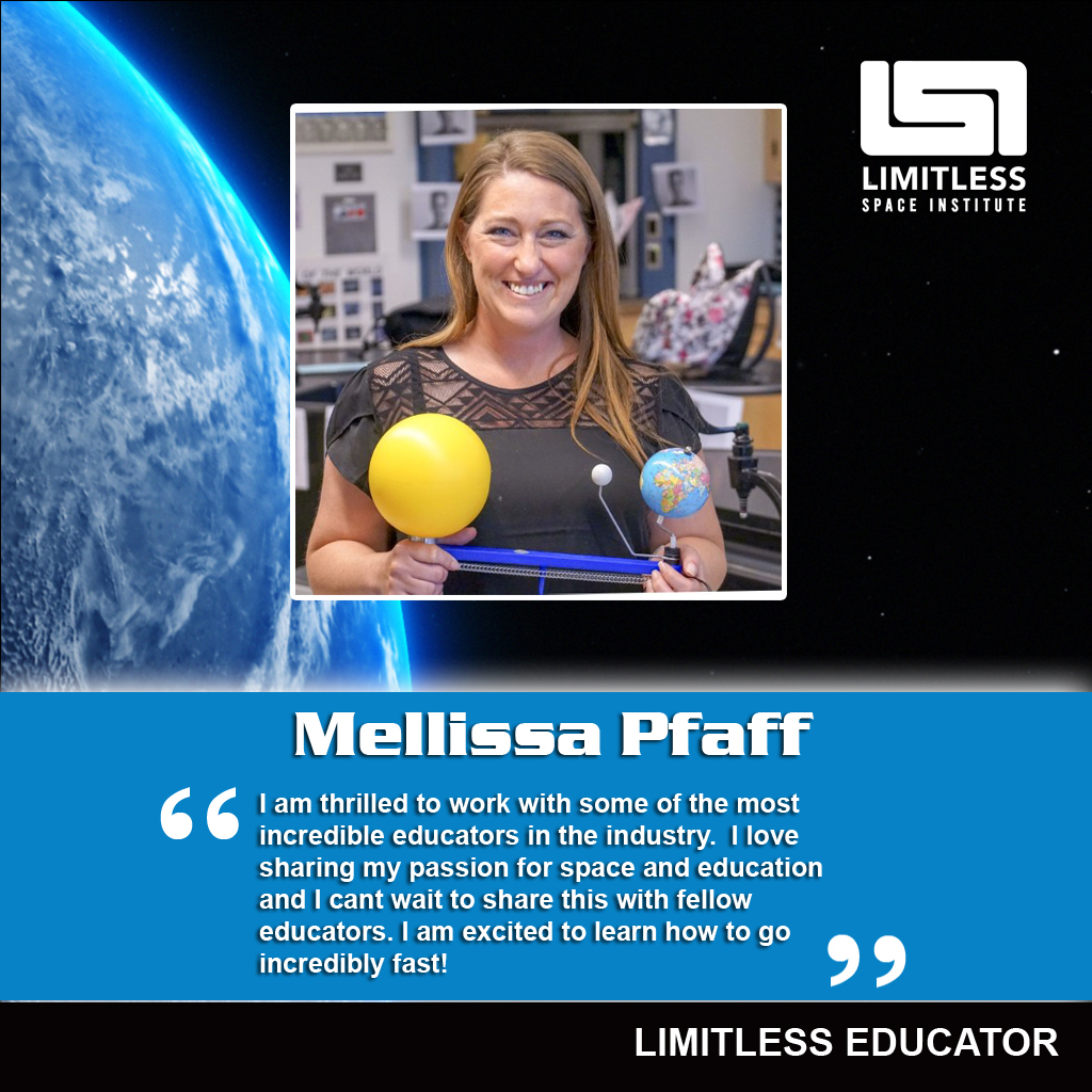 explorelsi's tweet image. 🌟 LSI Educator Spotlight: Mellissa Pfaff! ✨
Mellissa, a High School Science Teacher in Colorado, blends chemistry, biology, and space science, aiming to bring interstellar travel into class. She's inspiring future tech minds! 🚀🌟 #STEMInspiration #FutureTech #DareMightyThings