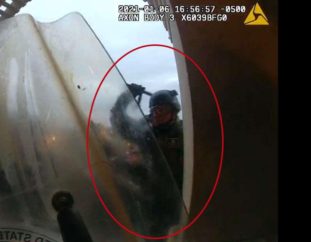 ryanjreilly's tweet photo. NEW: A Jan. 6er online sleuths dubbed #BuffLightyear was picked up in Louisiana today. That's a Louisiana patch on his chest. https://t.co/OXxj0c4nkG