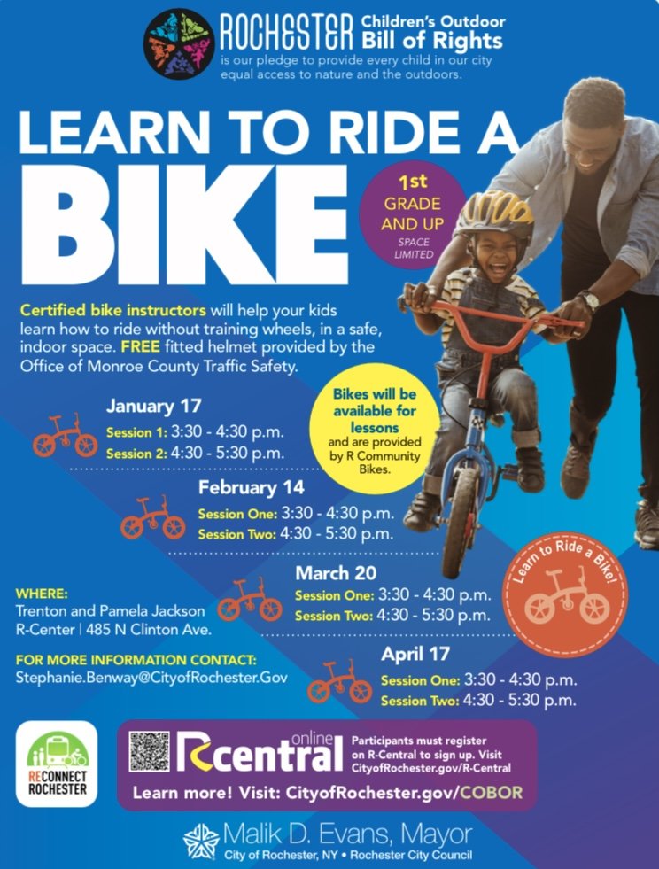 This looks like a great opportunity especially for the students who have been in School 28's bike club in the past or the students who are interested in the Spring Sessionj.<a href="/hudson28ladd/">Susan Ladd</a> <a href="/RCSDNYS/">Rochester City School District</a> <a href="/RCSDsch28/">Henry Hudson No. 28</a> <a href="/BurgDobbPhysEd/">Henry Hudson Howlers</a>