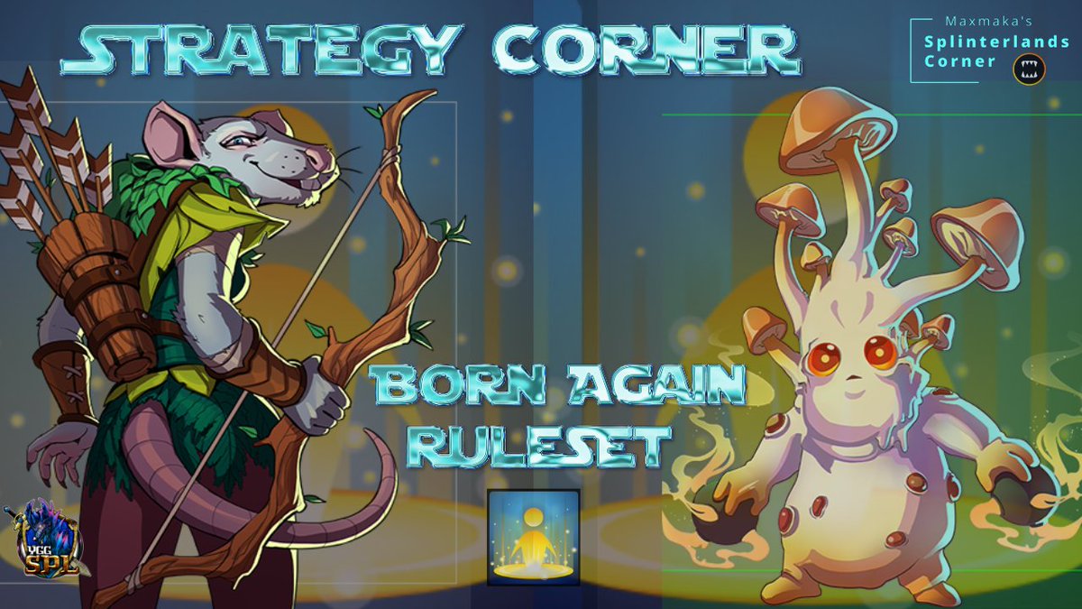 MaxMakaSplinter's tweet photo. Strategy Corner #49 - Born Again Ruleset - Are Martyr units necessary ?
Check line-up, discuss strategy, join https://t.co/KOVy1yXT97
https://t.co/mDKfDs6Khq
#Splinterlands #hive #Web3π· #TCG #cardgames #play2earn #splinterlandstv #YGGSPL #rebellion https://t.co/30EcjUoaSY