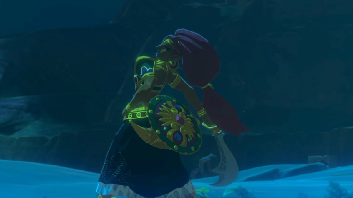 zeldatalk's tweet image. in your opinion, who do you think is the best fighter out of the four champions in breath of the wild? 💭