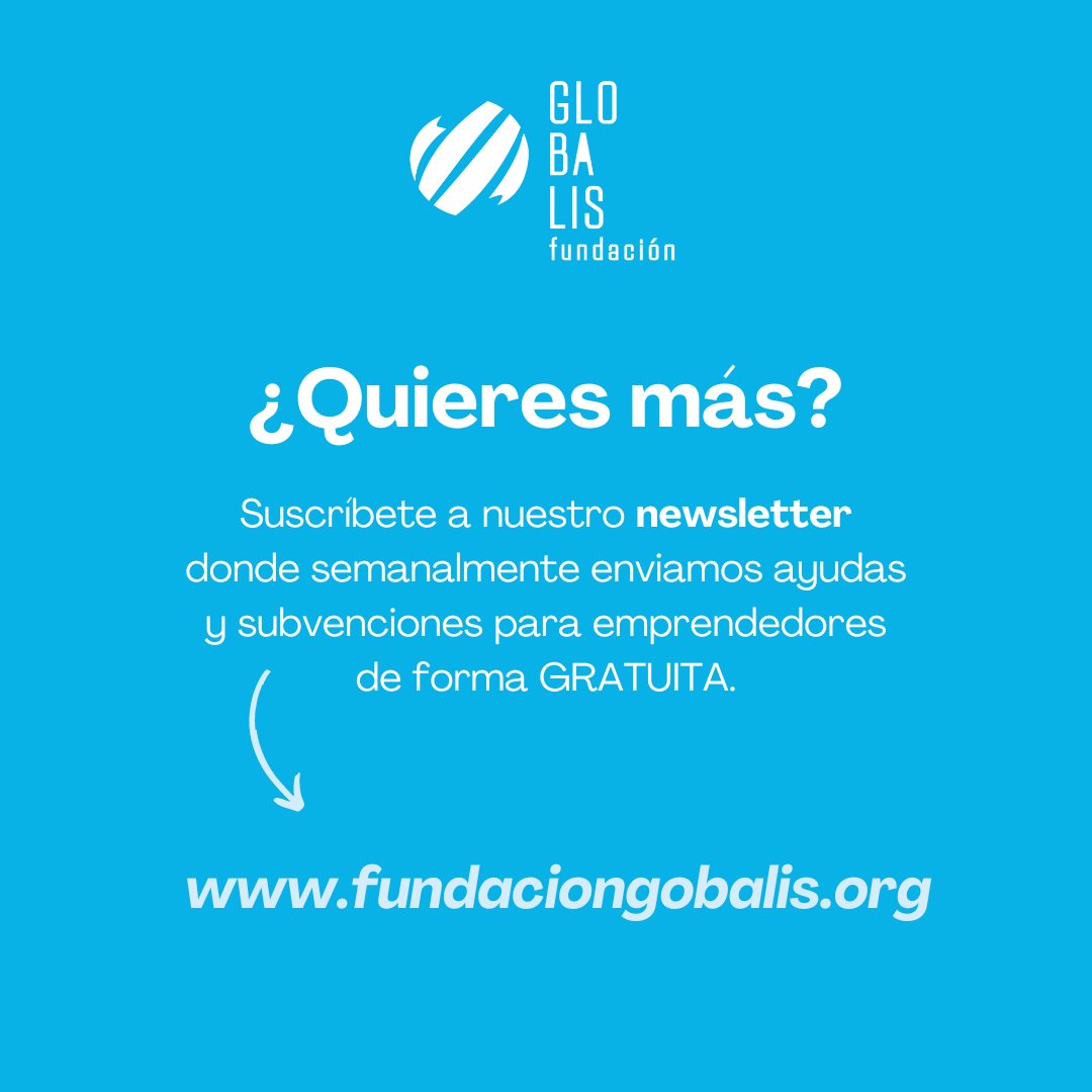 📢ATENCIÓN PYMES 👉 Completa el formulario: fundacionglobalis.org/formulario-ayu…
🙋 Y recibe asesoramiento gratuito.

Recibe semanalmente ayudas y subvenciones. Suscríbete al Boletín Globalis 👉 fundacionglobalis.org

#ayudasparapymes #financiacionparapymes #pymesespaña