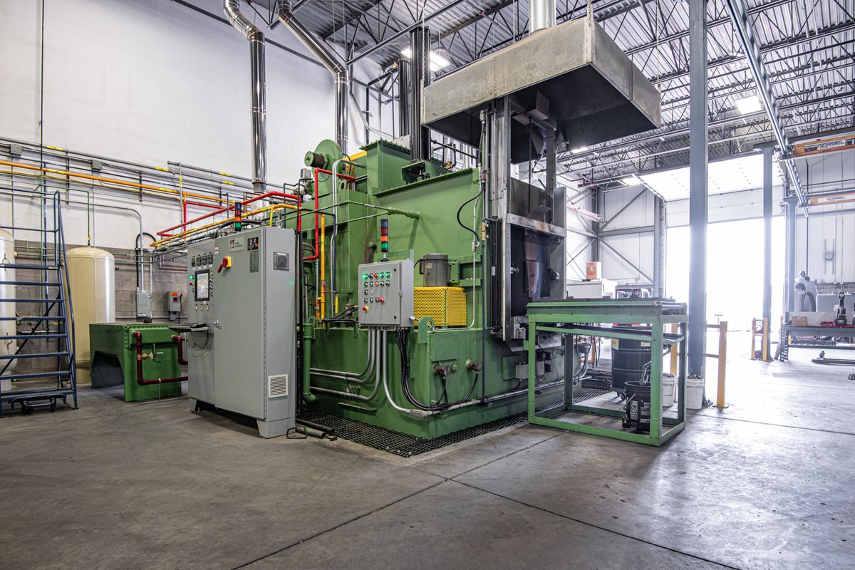 HeatAlberta's tweet image. Gas carburizing is a high-temperature case-hardening process for medium to low carbon steels that improves #wear-resistance, #fatigue, and #galling. Carburizing is a popular case hardening method because it is relatively quick, low-cost. #AIHT