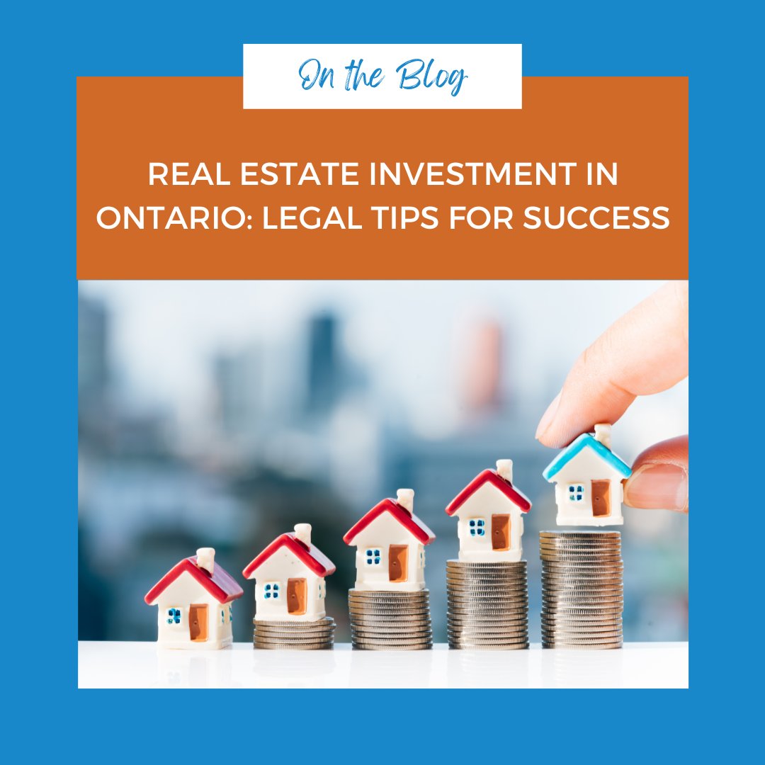 LevyZavet's tweet photo. Investing in #realestate in Ontario can be a lucrative venture, but this dynamic market requires careful navigation of #legalconsiderations.
In this blog, we'll explore key #legaltips that can help pave the way for success in your #realestateinvestments.
https://t.co/b0cSy4hH7r https://t.co/XSfEMEs6Gh