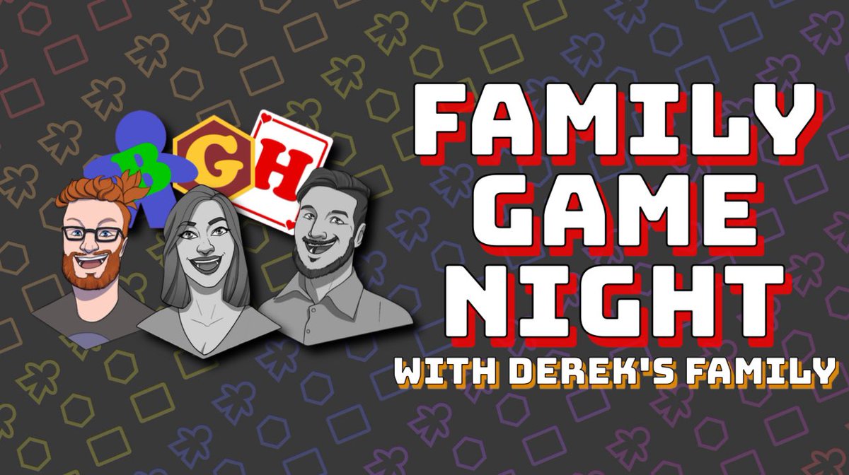 Megan & Stephen are gone so Derek is bringing his family on for #FamilyGameNight we are going to play #MonsDRAWsity, maybe #Obscurio, maybe #Tapple, we will see how it goes! Come hang out with some new folks at 7pm ET on twitch.tv/BoardGameHouse #tabletop #boardgames #family