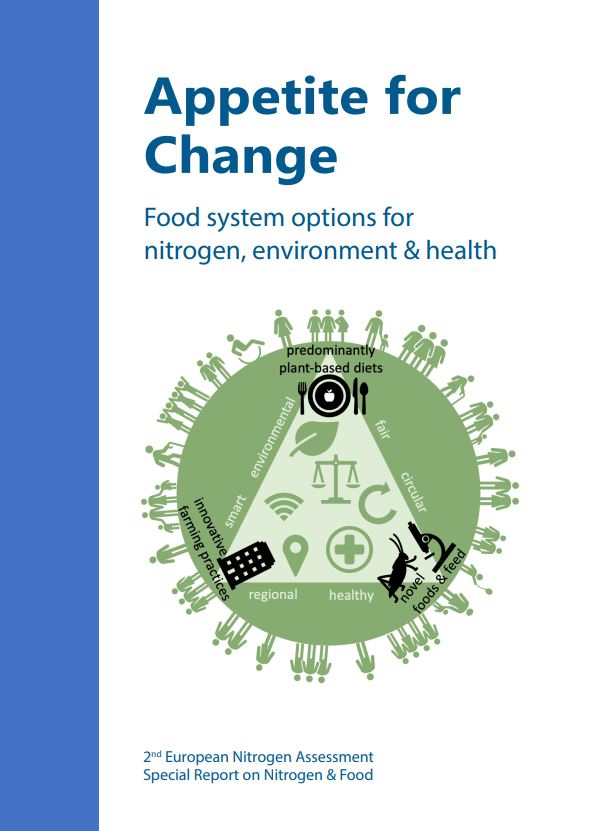 What you eat impacts both the #Climate & the #Nitrogen cycle. Do you want to know how a diet change can help ? Then read the new 'Appetit for Change' report ⬇️bit.ly/3HceNCO @UNECE @UNFCCC @EU_ScienceHub #BeatNitrogenPollution