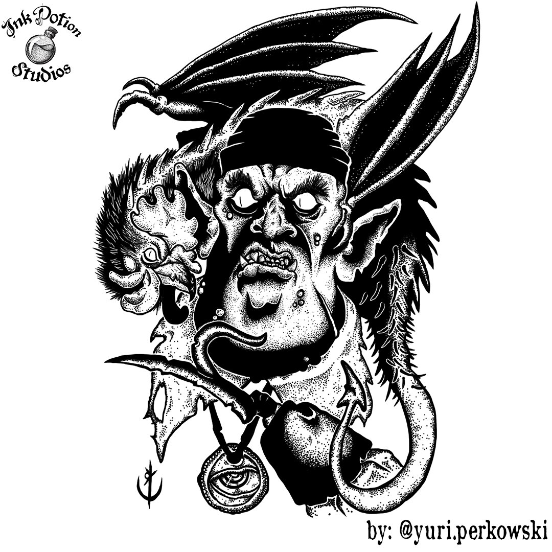 The four NPCs drawn by <a href="/Yuriperkowski/">Yuri Perkowski - COMMISSIONS OPEN 2024!</a> for January!

This month, we're bringing NPC's portraits and scenes! 

Come check it all out in our #Patreon campaign at:   patreon.com/inkpotionstudi…… 

#osr #DnD #dndart #RPG #fantasy #fantasyart