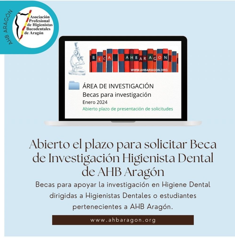 🔵¡Volvemos con nuestras becas de investigación 🧐🔬!

Abrimos la convocatoria para apoyar los proyectos de investigación en higiene bucodental 👄🦷.

 🎯 Objetivo 👉🏼 impulsar las iniciativas de investigación 🔬 en el ámbito de la higiene bucodental con excelencia científica.