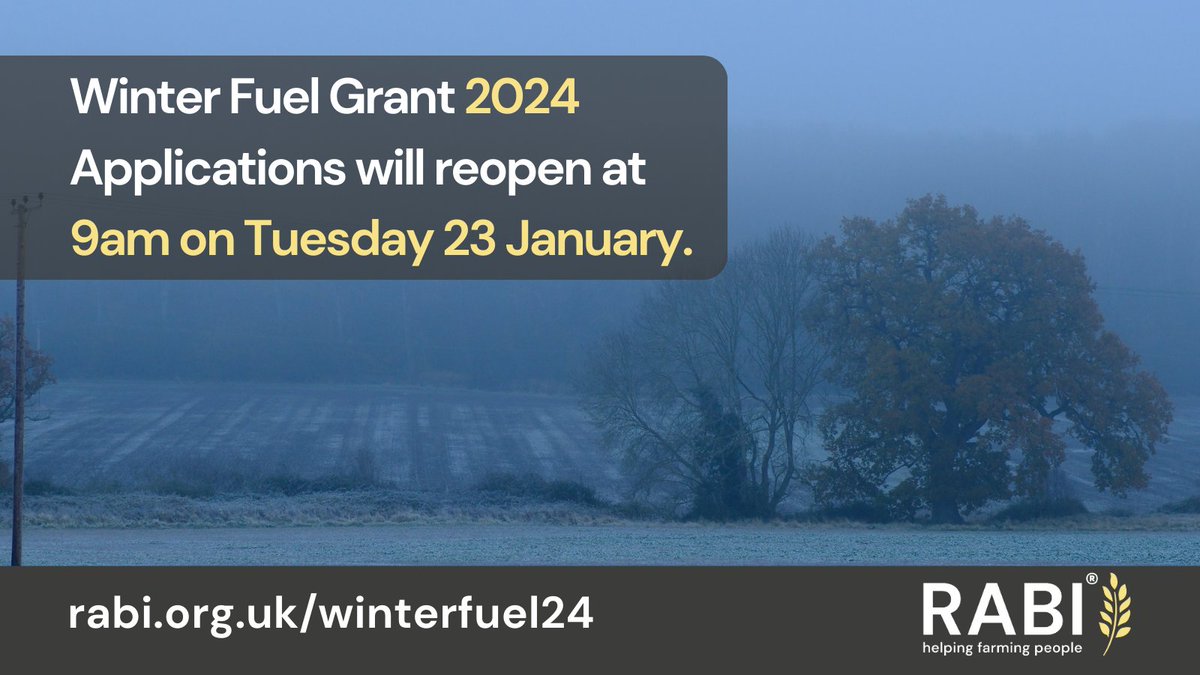 Due to the high volume of submissions already received for the #WinterFuelGrant, we have temporarily paused applications to avoid overwhelming our processing systems.
The application form will reopen at 9am on Tuesday 23 January.