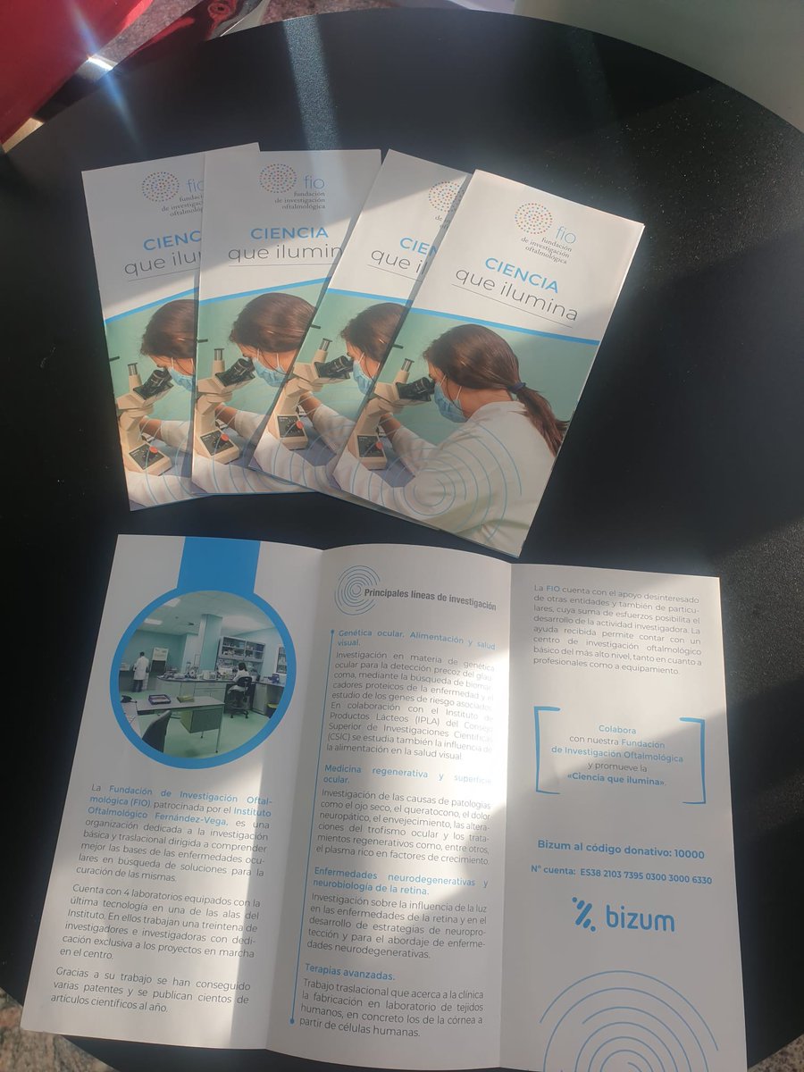IOFVega's tweet photo. ¡Hoy arranca la II #SemanaDeLaFIO! Durante toda la semana tendremos una exposición de posters de los proyectos de la #FundaciónFIO y se entregará un folleto informativo a todos los pacientes de Oviedo y Madrid. Más info aquí: https://t.co/9uSKEMaTOr https://t.co/oJ76DzpQEr