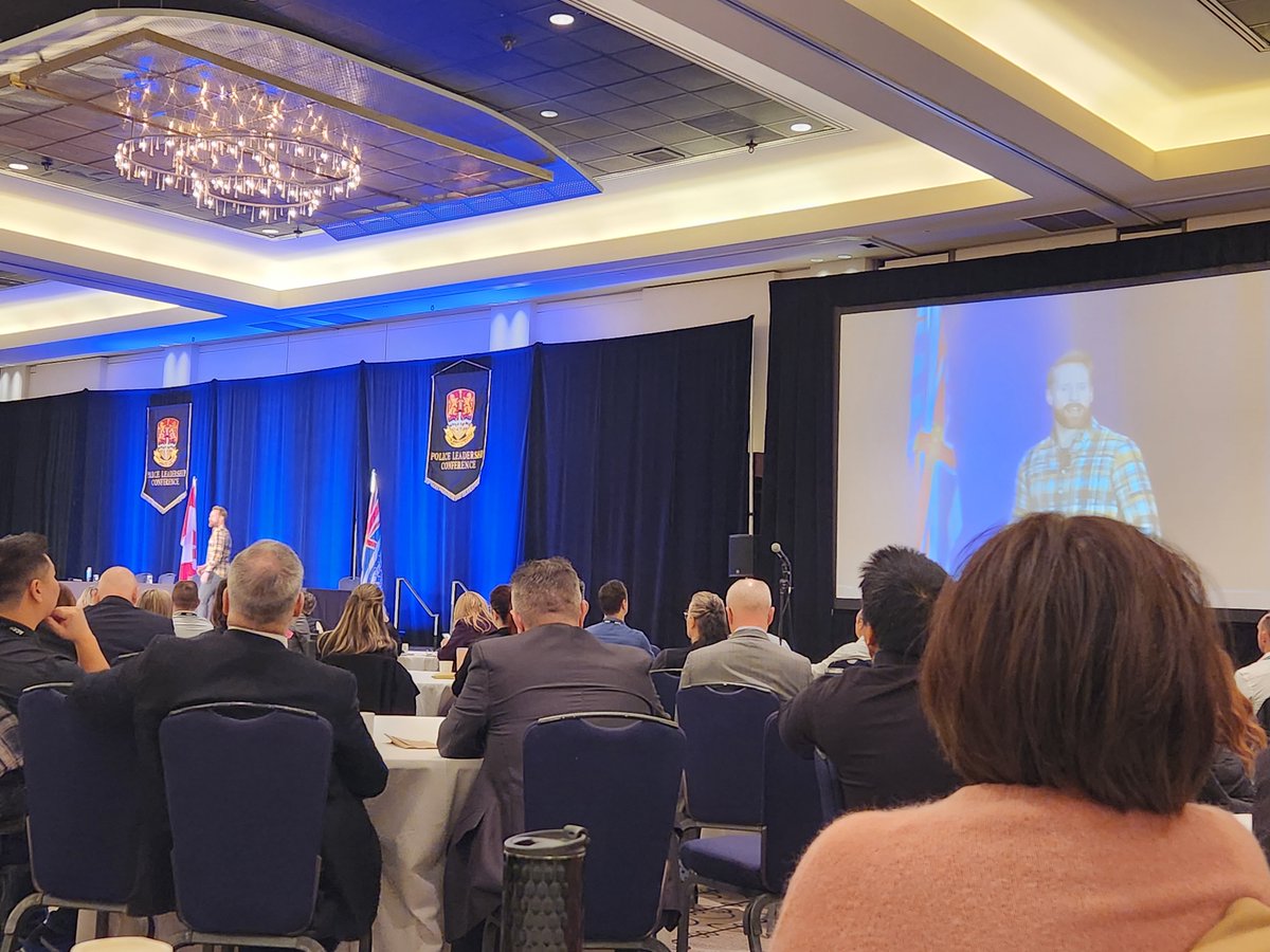 thinbluedba's tweet photo. Thank you @jonmonty for sharing your inspiring story at the @CACP_ACCP and BCACP Police Leadership Conference.  #PLC2024 https://t.co/ajitnPJ50X