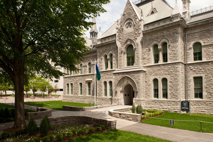 The Heritage Building at Ottawa City Hall on a sunny day.