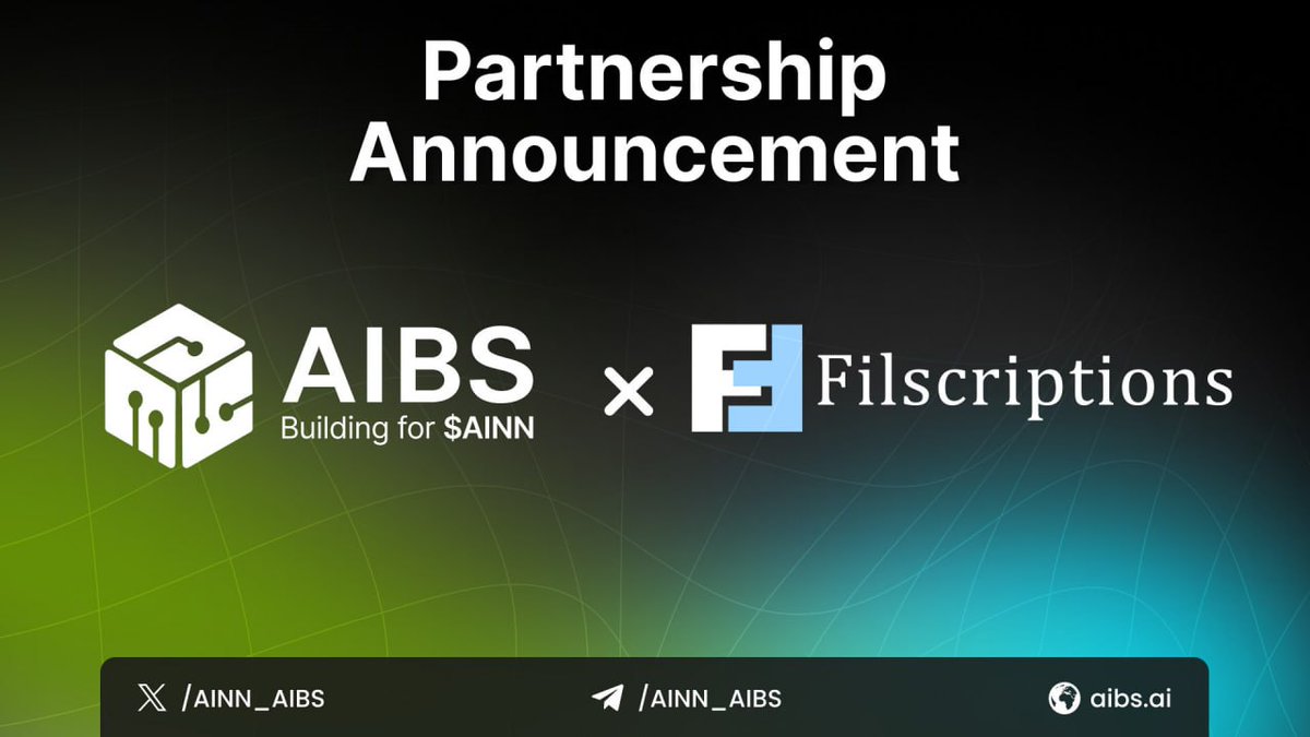 AINN_AIBS's tweet photo. π€ @AINN_AIBS x @filscriptions
π We're excited to announce our partnership with #Filscriptions, the first inscription aggregation trading platform on #Filecoin.
@filscriptions will utilize @AINN_AIBS's payment index technology for integrating #BRC20 tokens, and get listed in the AIBS #AI app store.
π #AIBS is the 1st #AI project in the $AINN ecosystem, developing an AI app marketplace and establishing a payment index system for the #BTC #inscription realm.
π We're united in our mission to transform the landscape of technological innovation!
π Join our community to learn more: https://t.co/RtchmtDY3n