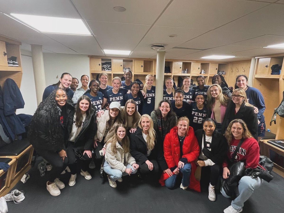 PennWBB's tweet photo. Embracing our past, inspiring our future. 

Grateful for the support of our amazing alums, forever part of our Penn Women’s basketball family! 🏀🌟 

#foreverfamily https://t.co/ggrcgwQ0ZM