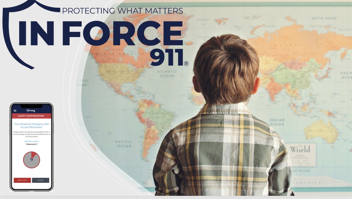inforce911's tweet photo. IN FORCE 911 creates a safer, more secure environment for teachers to teach, students to learn, and employees to work.

Click our 🔗 to set up a free demonstration. https://t.co/3s0lY548mg