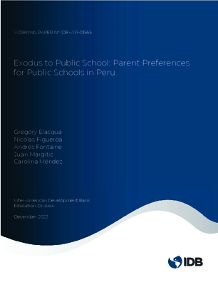 gregoryelacqua's tweet photo. Nuevo estudio del BID revela cómo + de 50k alumnos cambiaron de escuelas privadas a públicas durante COVID-19, con un mecanismo de asignación apoyado por el BID. Analiza los factores causales detrás de esta decisión e insights sobre cómo mejorar la educación pública. https://t.co/2V7fnwm2SK