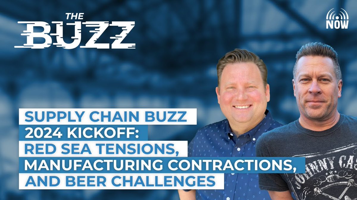 _supplychainnow's tweet photo. π₯ Kick off 2024 with hosts @ScottWLuton & @gregoryswhite in the first #SupplyChainBuzz Replay! ποΈ Uncover the latest on the Red Sea, manufacturing growth, #startuppredictions, and more. Tune in for global supply chain insights and #businesstrends.
π₯: https://t.co/tO25RMTKdY https://t.co/GLEna7eaQR