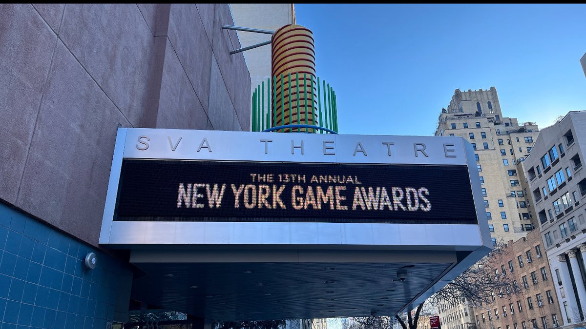 haroldgoldberg's tweet photo. See you soon! Looking good for @NYVGCC’s #NYGameAwards tomorrow ⁦@svatheatre⁩! https://t.co/HNwYFeuGb7