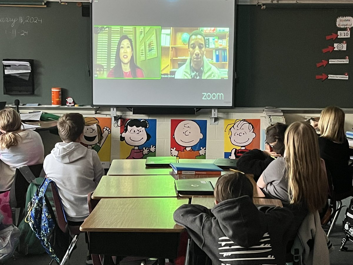 MrWessnerFOT's tweet photo. Amazing opportunity to be on Facebook Live with @ReadWithMalcolm - Super Bowl Champ Malcolm Mitchell and 5x Olympic Gold Medalist @kristiyamaguchi! My students have read over 5,000 minutes in the first two weeks of #ReadBowl2024! We’re pumped for a big 2nd half coming up! https://t.co/DReBWYXN7n