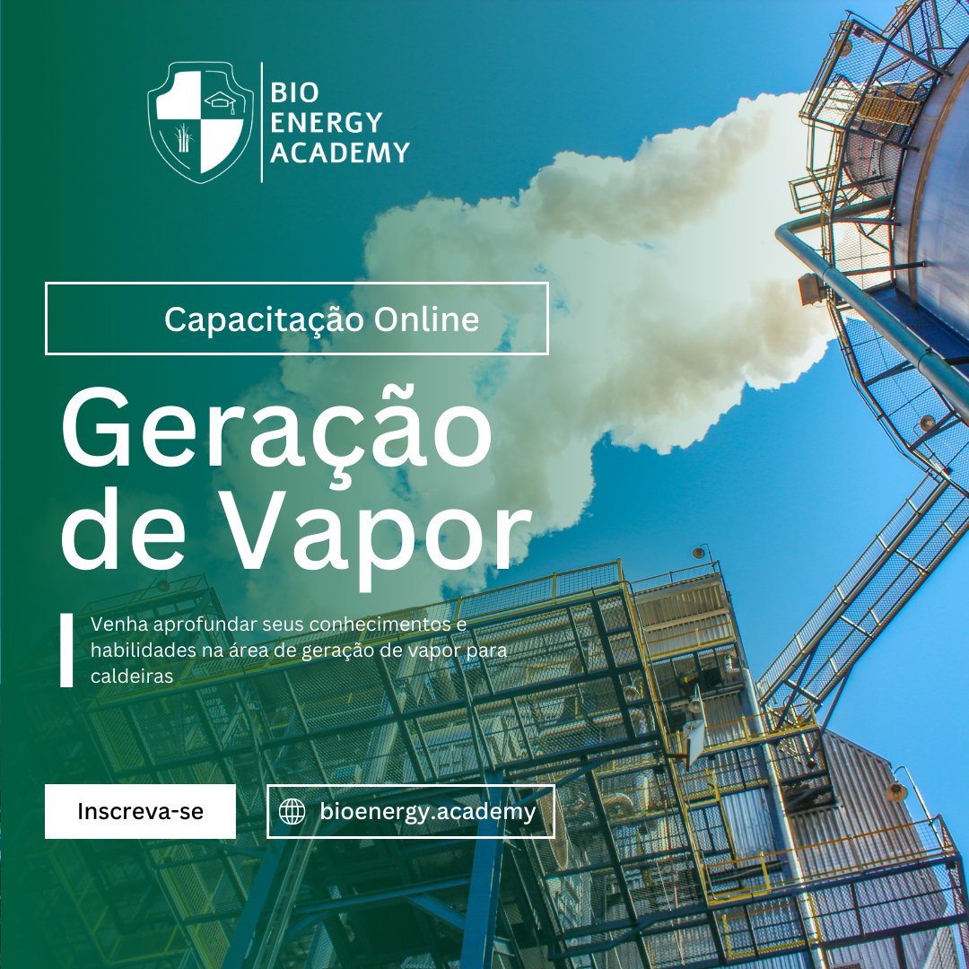 Este curso é uma oportunidade única para profissionais do setor sucroenergético e entusiastas da área de bioenergia aprofundarem seus conhecimentos e habilidades no essencial processo de geração de vapor.
#GeraçãoDeVapor #Caldeiras #Bioenergia #CanaDeAçúcar #EducaçãoProfissional